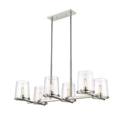Z-Lite - 3032-6L-PN - Six Light Linear Chandelier - Callista - Polished Nickel