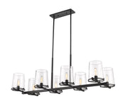 Z-Lite - 3032-8L-MB - Eight Light Linear Chandelier - Callista - Matte Black