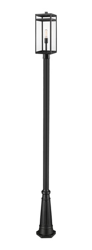 Z-Lite - 596PHBR-519P-BK - One Light Outdoor Post Mount - Nuri - Black