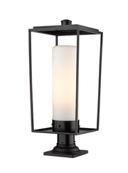 Z-Lite - 595PHBR-533PM-BK - One Light Outdoor Pier Mount - Sheridan - Black