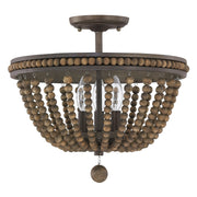 Capital Lighting - 9A122A - Three Light Semi-Flush Mount - Handley - Tobacco