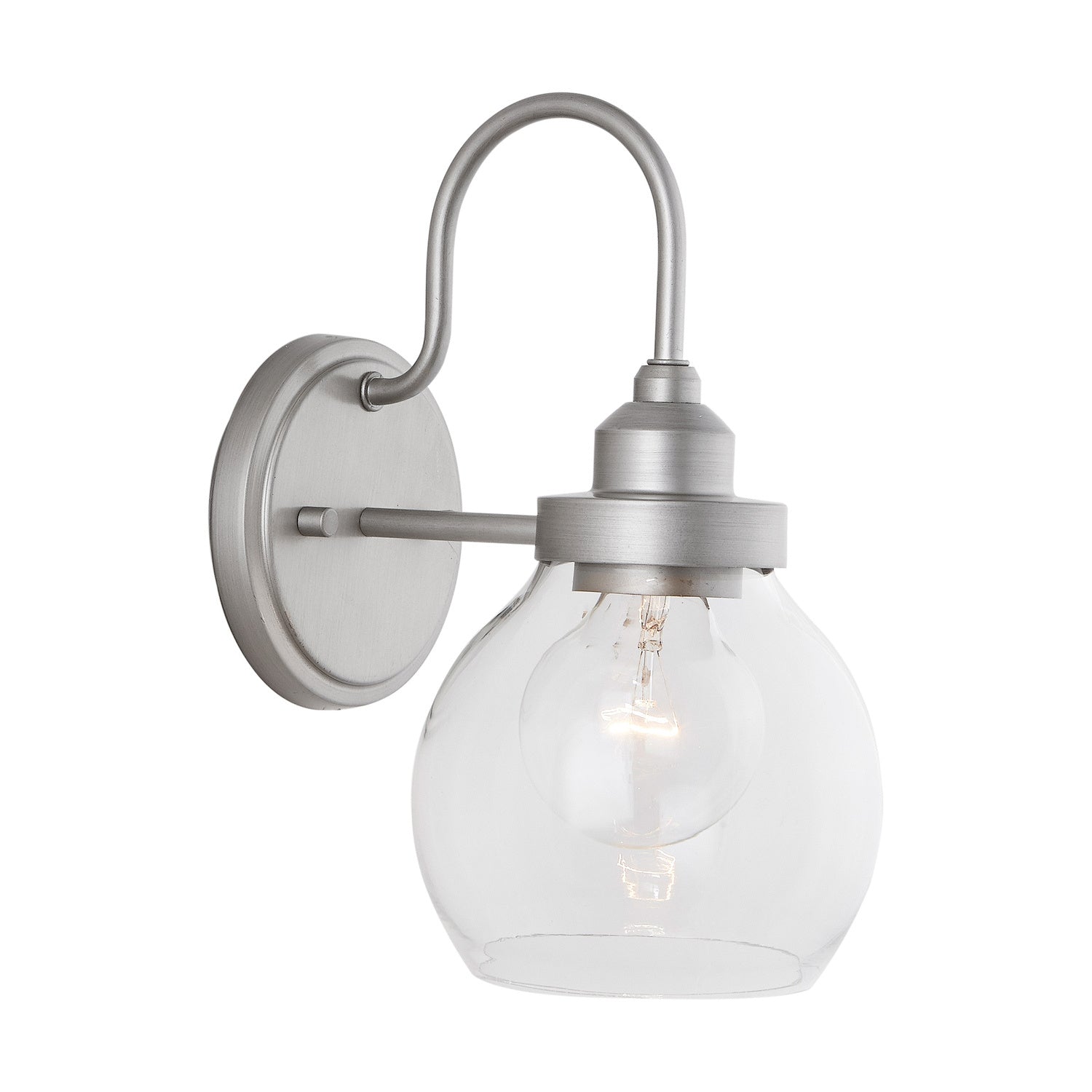 Capital Lighting - 9D334A - One Light Wall Sconce - Daphne - Brushed Nickel Painted