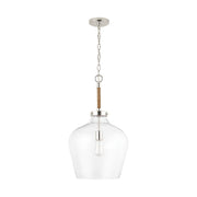 Capital Lighting - 9F371A - One Light Pendant - Boland - Polished Nickel