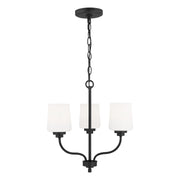 Generation Lighting - 3102803EN3-112 - Three Light Chandelier - Windom - Midnight Black