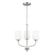 Generation Lighting - 3102803EN3-962 - Three Light Chandelier - Windom - Brushed Nickel