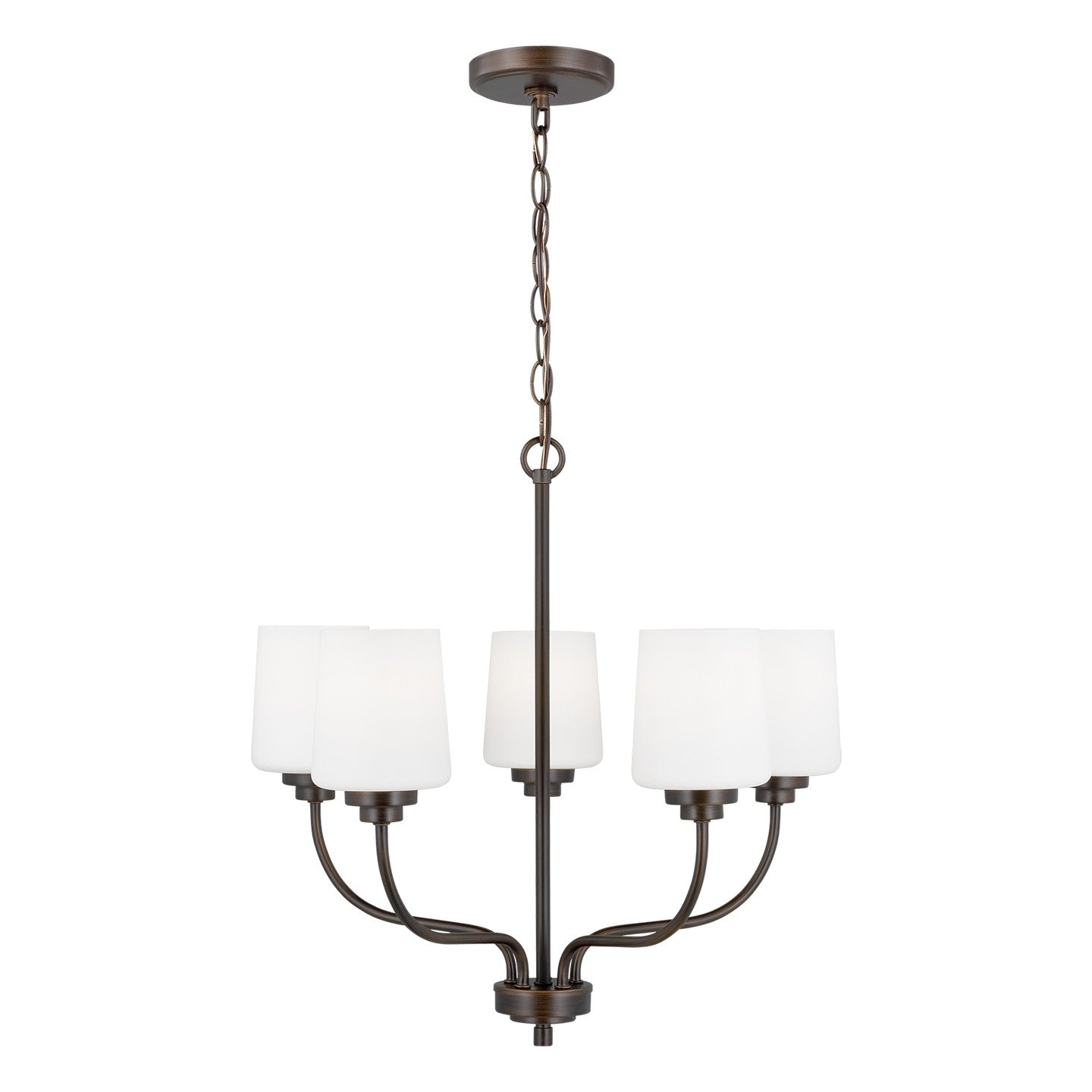 Generation Lighting - 3102805-710 - Five Light Chandelier - Windom - Bronze