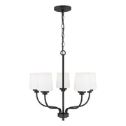 Generation Lighting - 3102805EN3-112 - Five Light Chandelier - Windom - Midnight Black