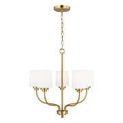 Generation Lighting - 3102805EN3-848 - Five Light Chandelier - Windom - Satin Brass