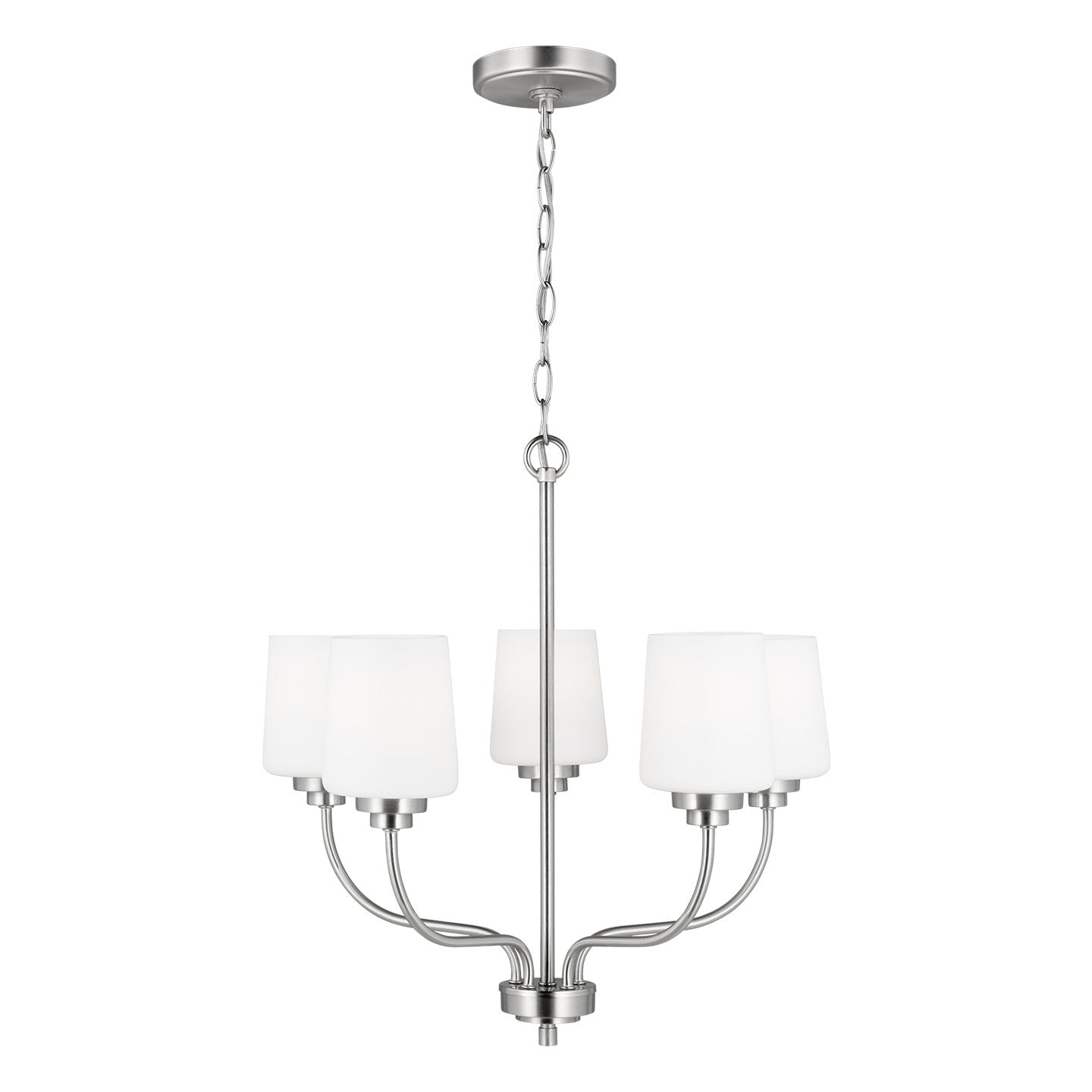 Generation Lighting - 3102805EN3-962 - Five Light Chandelier - Windom - Brushed Nickel