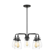 Generation Lighting - 3114505-112 - Five Light Chandelier - Belton - Midnight Black