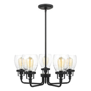 Generation Lighting - 3214505-112 - Five Light Chandelier - Belton - Midnight Black