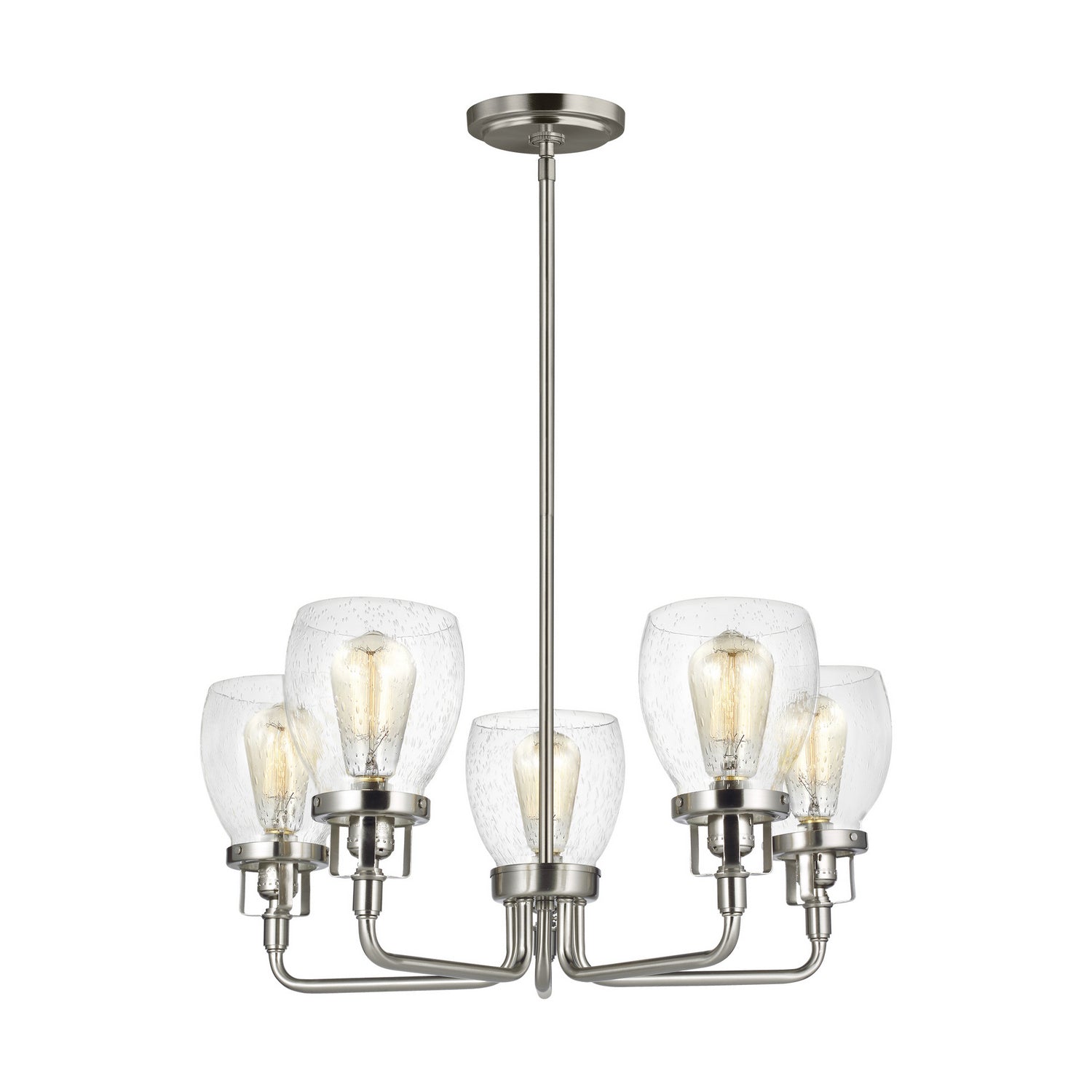 Generation Lighting - 3214505EN7-962 - Five Light Chandelier - Belton - Brushed Nickel