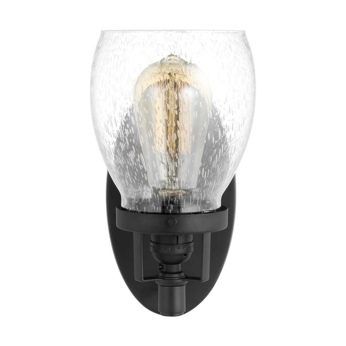 Generation Lighting - 4114501-112 - One Light Wall / Bath Sconce - Belton - Midnight Black