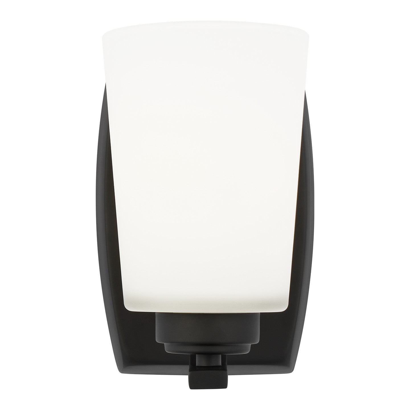 Generation Lighting - 4128901-112 - One Light Wall / Bath Sconce - Franport - Midnight Black