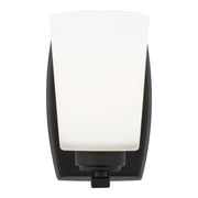 Generation Lighting - 4128901EN3-112 - One Light Wall / Bath Sconce - Franport - Midnight Black