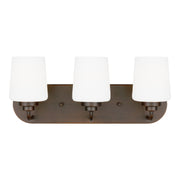 Generation Lighting - 4402803EN3-710 - Three Light Wall / Bath - Windom - Bronze