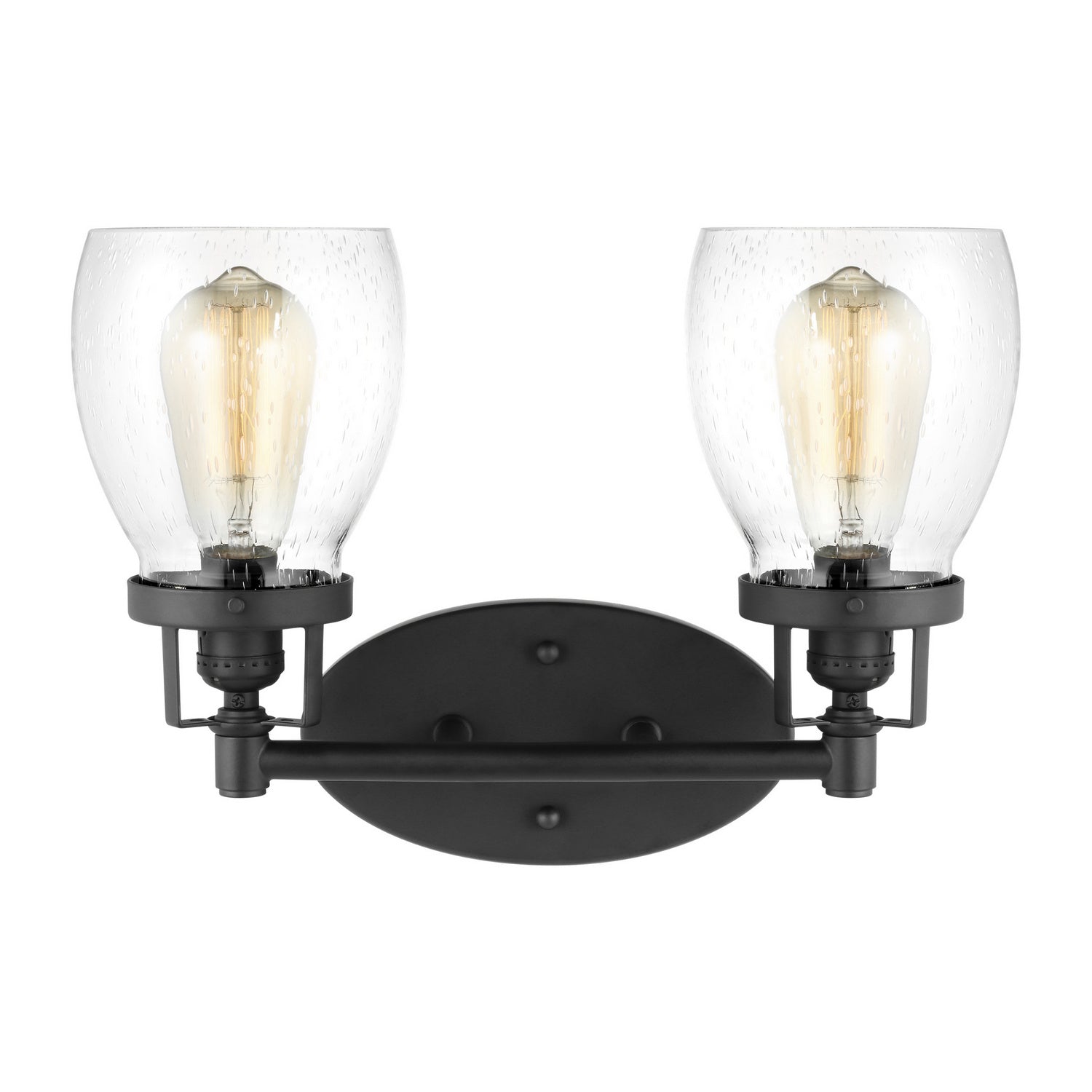 Generation Lighting - 4414502-112 - Two Light Wall / Bath - Belton - Midnight Black