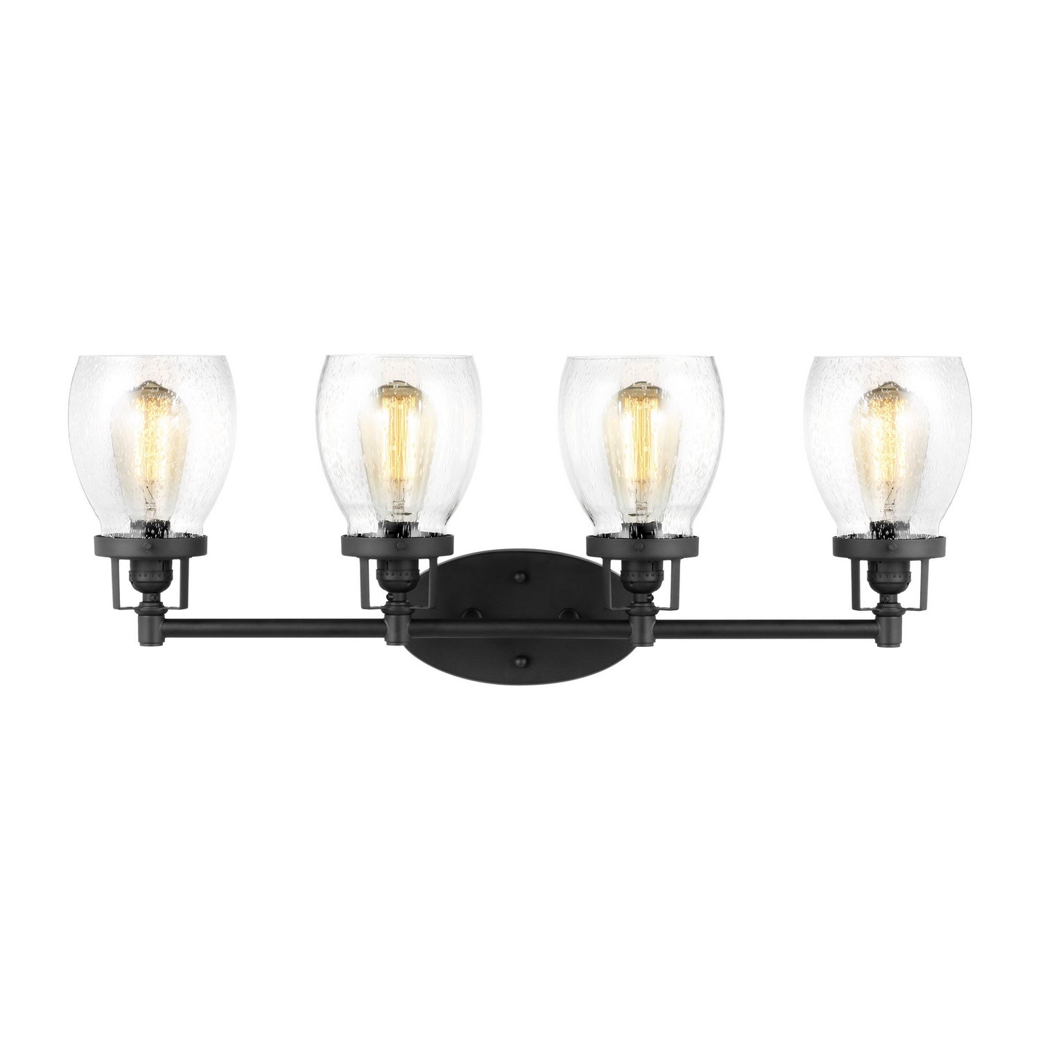 Generation Lighting - 4414504-112 - Four Light Wall / Bath - Belton - Midnight Black