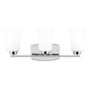 Generation Lighting - 4428903-05 - Three Light Wall / Bath - Franport - Chrome