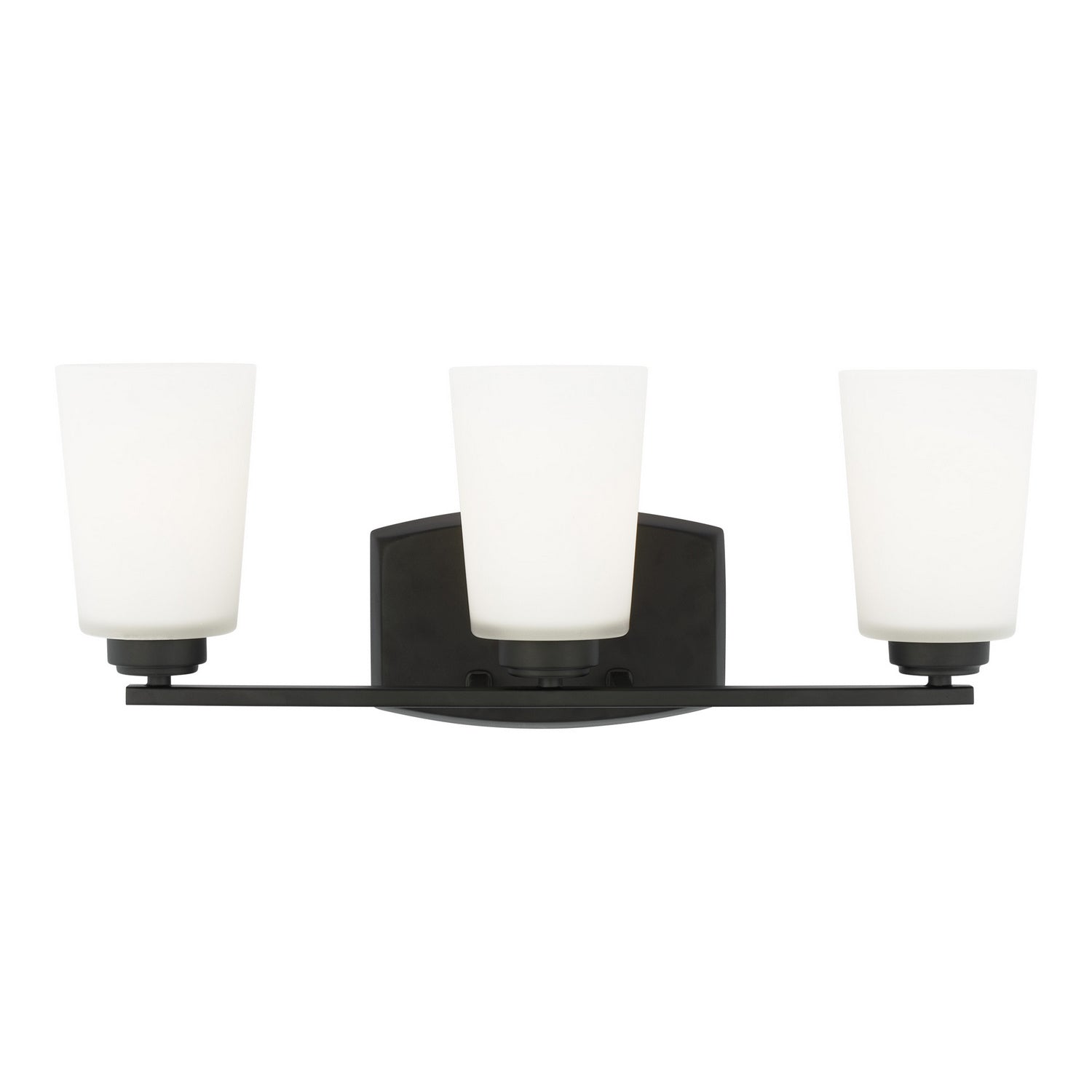 Generation Lighting - 4428903EN3-112 - Three Light Wall / Bath - Franport - Midnight Black