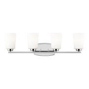 Generation Lighting - 4428904-05 - Four Light Wall / Bath - Franport - Chrome