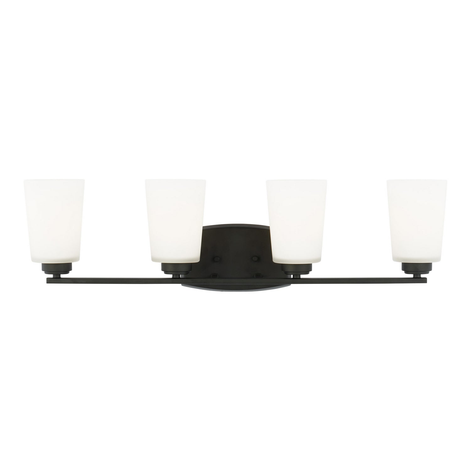 Generation Lighting - 4428904EN3-112 - Four Light Wall / Bath - Franport - Midnight Black