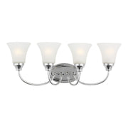 Generation Lighting - 44808EN3-05 - Four Light Wall / Bath - Holman - Chrome