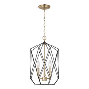 Visual Comfort Studio - 5234103-848 - Three Light Lantern - Zarra - Satin Brass