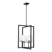 Generation Lighting - 5241504-112 - Four Light Hall / Foyer - Mitte - Midnight Black