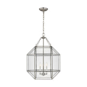 Visual Comfort Studio - 5279403EN-962 - Three Light Lantern - Morrison - Brushed Nickel