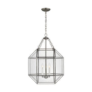 Visual Comfort Studio - 5279403EN-965 - Three Light Lantern - Morrison - Antique Brushed Nickel