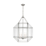 Visual Comfort Studio - 5279404EN-962 - Four Light Lantern - Morrison - Brushed Nickel