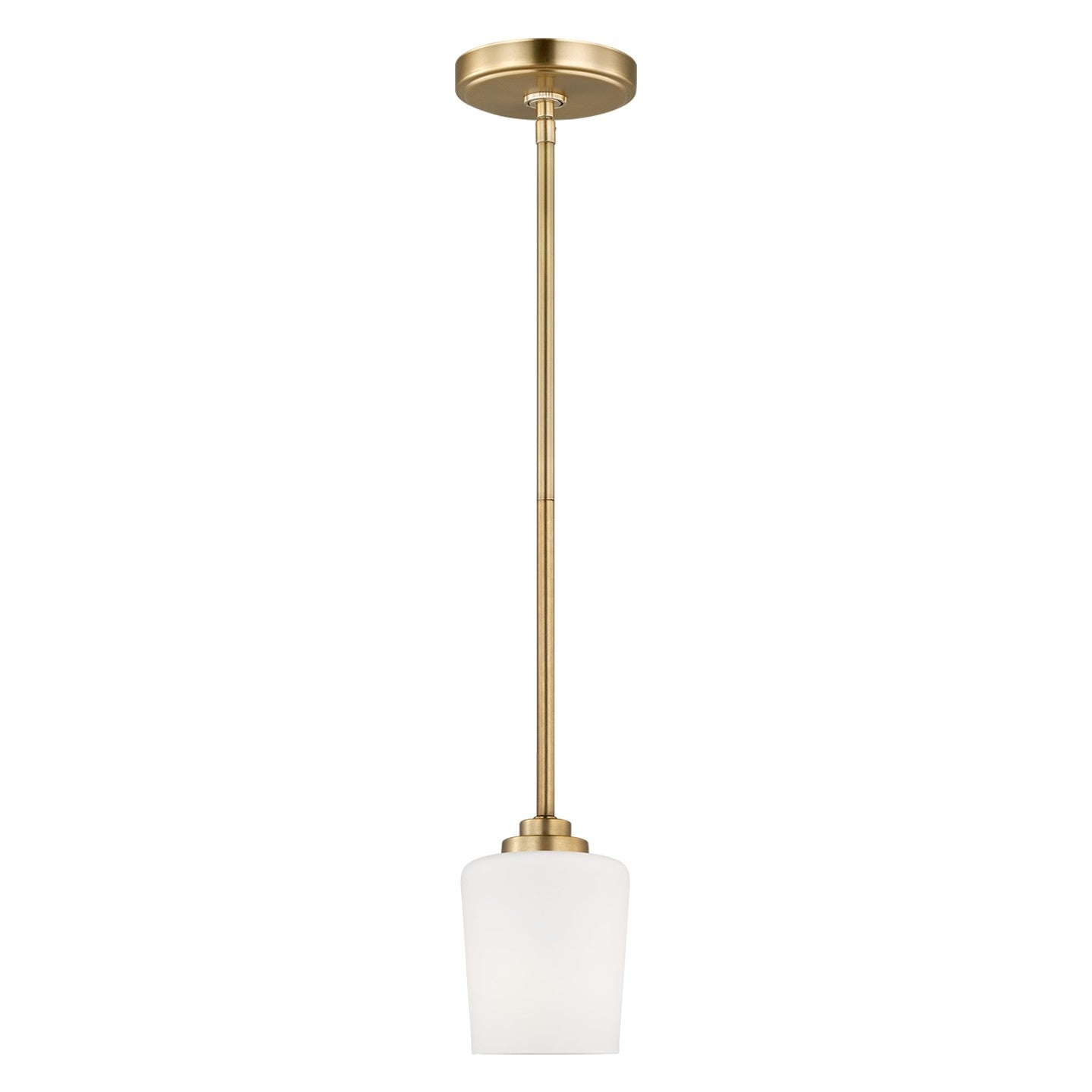 Generation Lighting - 6102801-848 - One Light Mini-Pendant - Windom - Satin Brass