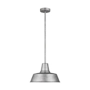 Visual Comfort Studio - 6237401EN3-57 - One Light Outdoor Pendant - Barn Light - Weathered Pewter