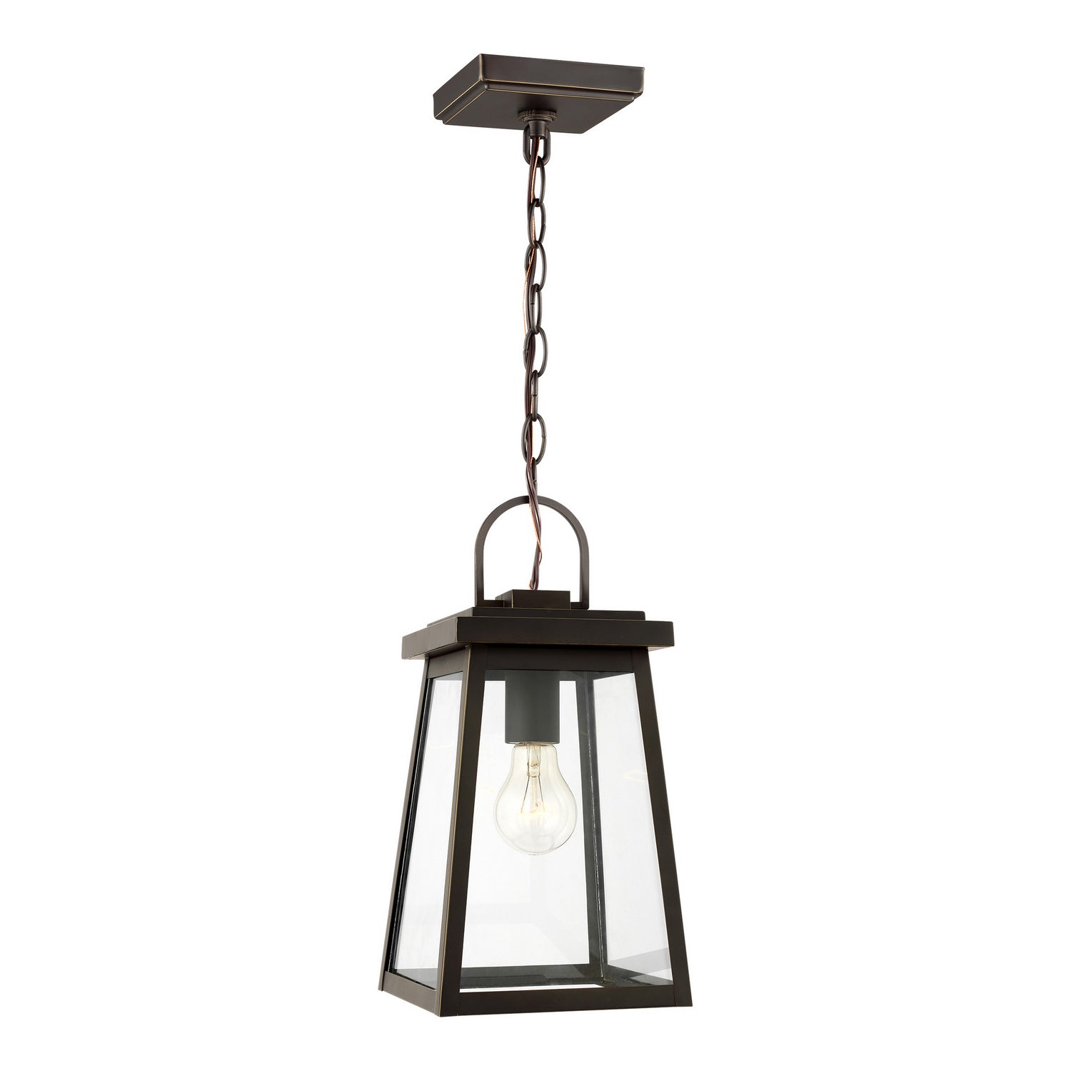 Visual Comfort Studio - 6248401EN3-71 - One Light Outdoor Pendant - Founders - Antique Bronze