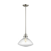 Generation Lighting - 6514501EN7-962 - One Light Pendant - Belton - Brushed Nickel
