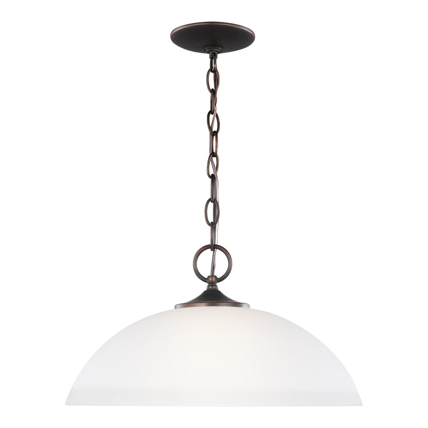 Generation Lighting - 6516501-710 - One Light Pendant - Geary - Bronze