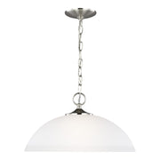 Generation Lighting - 6516501-962 - One Light Pendant - Geary - Brushed Nickel