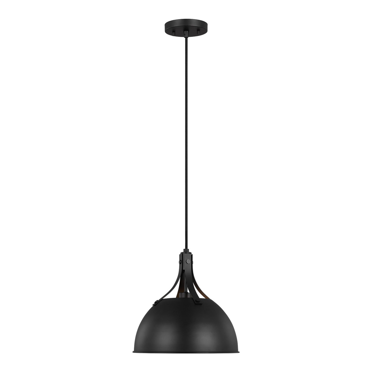 Visual Comfort Studio - 6524201EN3-112 - One Light Pendant - Rockland - Midnight Black