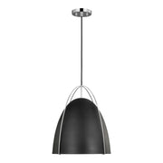 Visual Comfort Studio - 6651701EN3-05 - One Light Pendant - Norman - Chrome