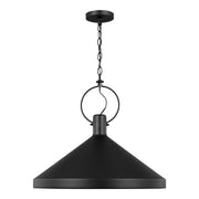 Visual Comfort Studio - 6884901EN3-112 - One Light Pendant - Lyon - Midnight Black