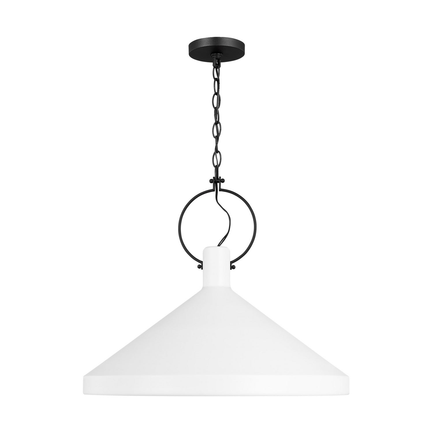 Visual Comfort Studio - 6884901EN3-115 - One Light Pendant - Lyon - Matte White