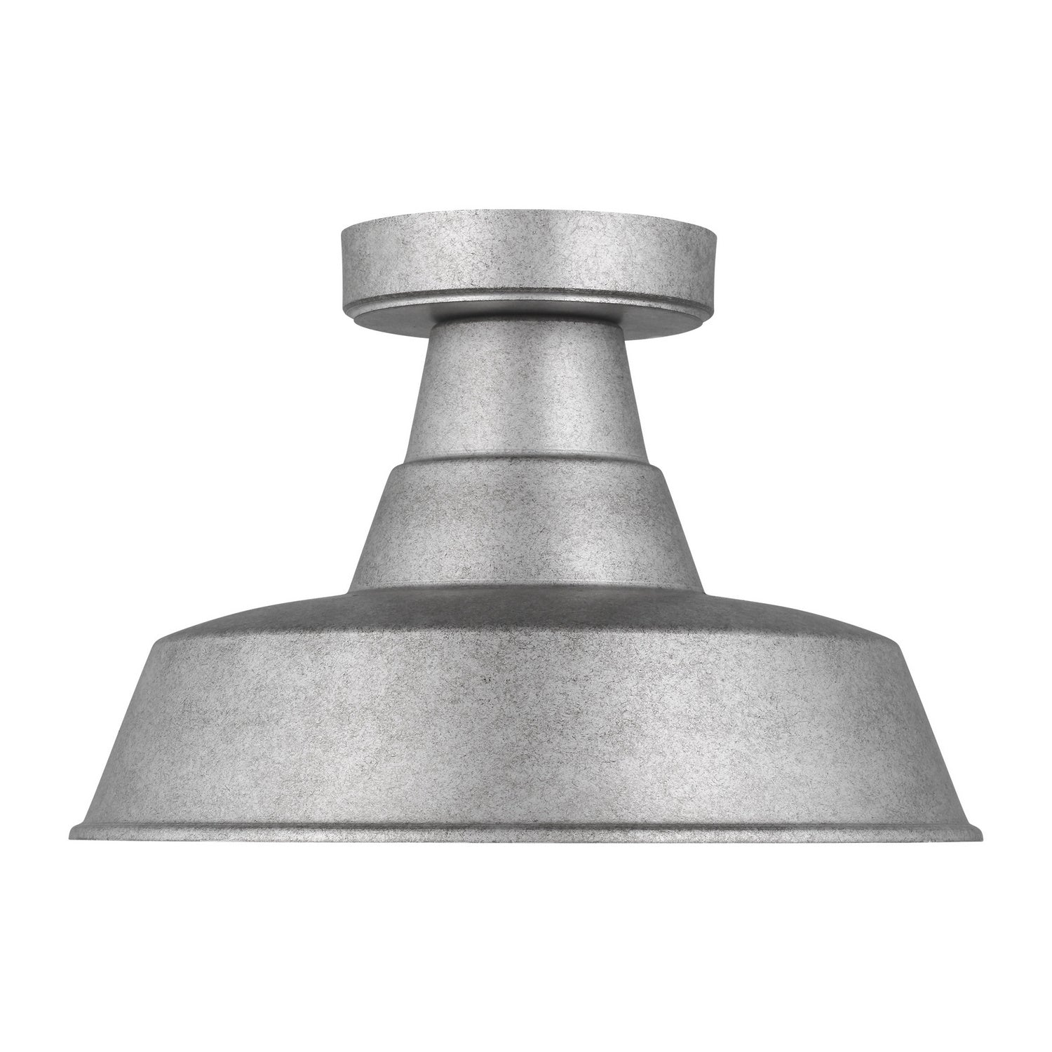 Visual Comfort Studio - 7837401-57 - One Light Outdoor Flush Mount - Barn Light - Weathered Pewter