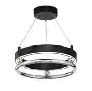 Metropolitan - N7991-572-L - LED Semi Flush Mount - Grande Illusion - Polished Nickel And Coal