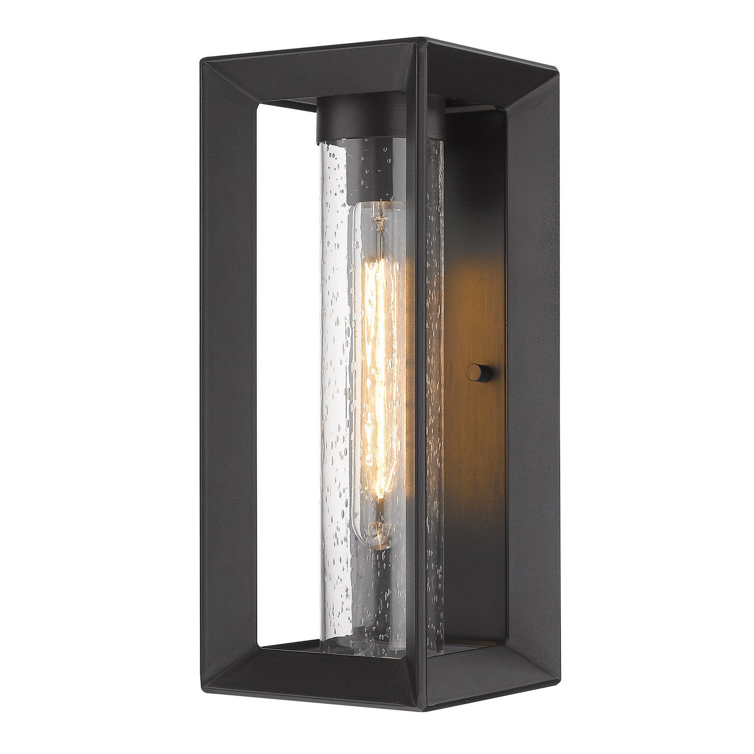 Golden - 2073-OWM NB-SD - One Light Outdoor Wall Sconce - Smyth - Natural Black