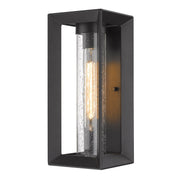 Golden - 2073-OWM NB-SD - One Light Outdoor Wall Sconce - Smyth - Natural Black