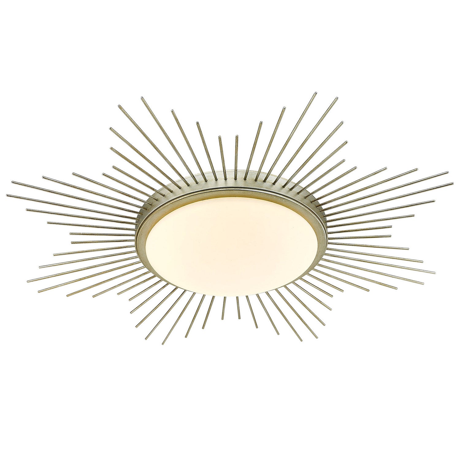 Golden - 9126-FM24 WG-OP - LED Flush Mount - Kieran - White Gold