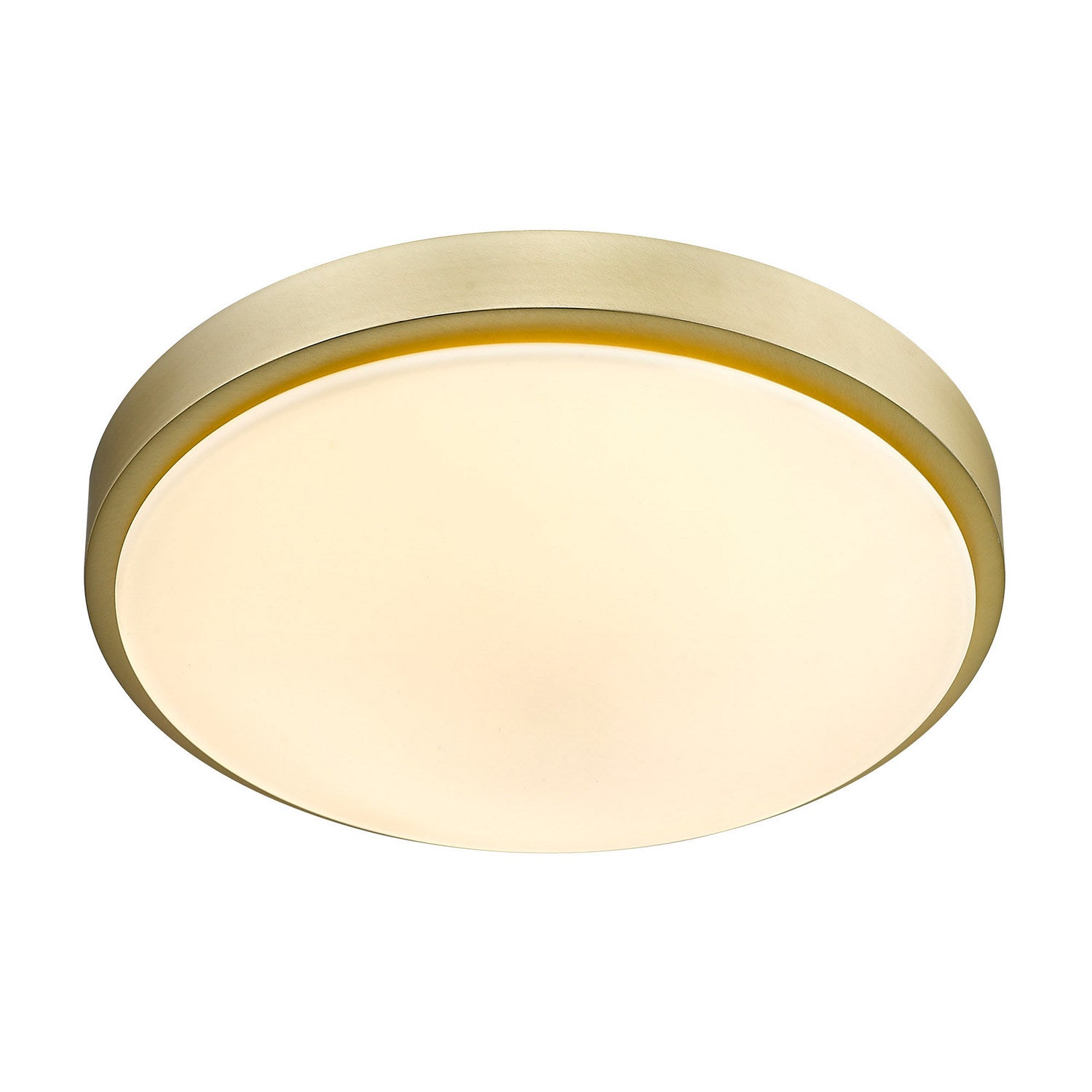 Golden - 9128-FM13 BCB-OP - LED Flush Mount - Gabi - Brushed Champagne Brass