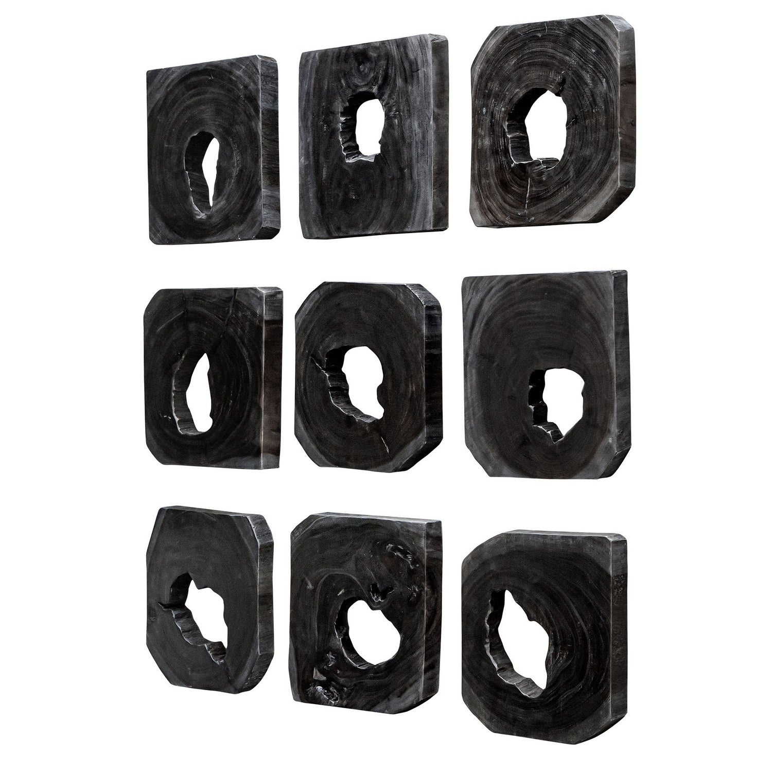 Uttermost - 04316 - Wall Art, S/9 - Bahati - Ebony Stain