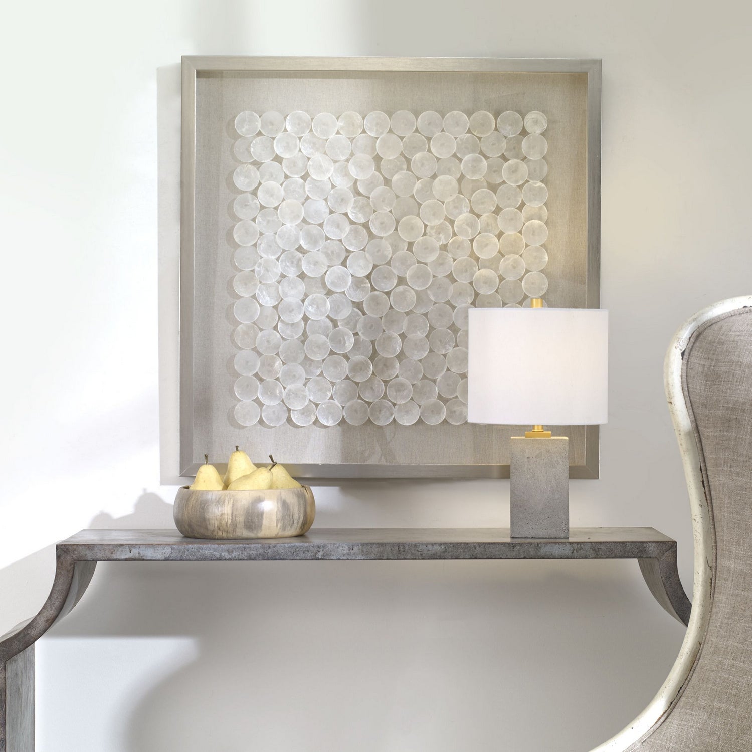 Uttermost - 04317 - Shadow Box - Roxas - Brushed Silver